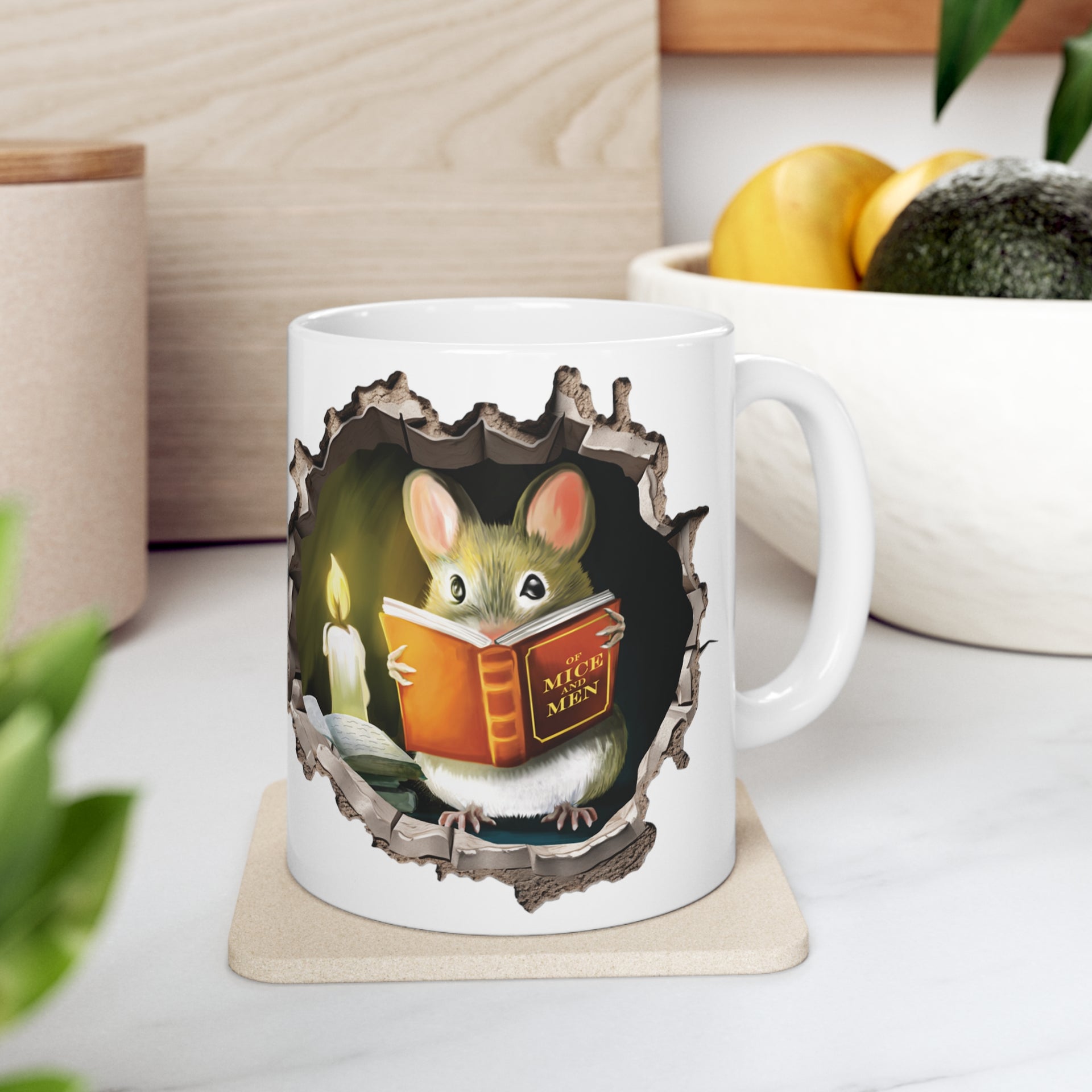 Enchanting 3D Mousehole Coffee Mug - Micesterpiece
