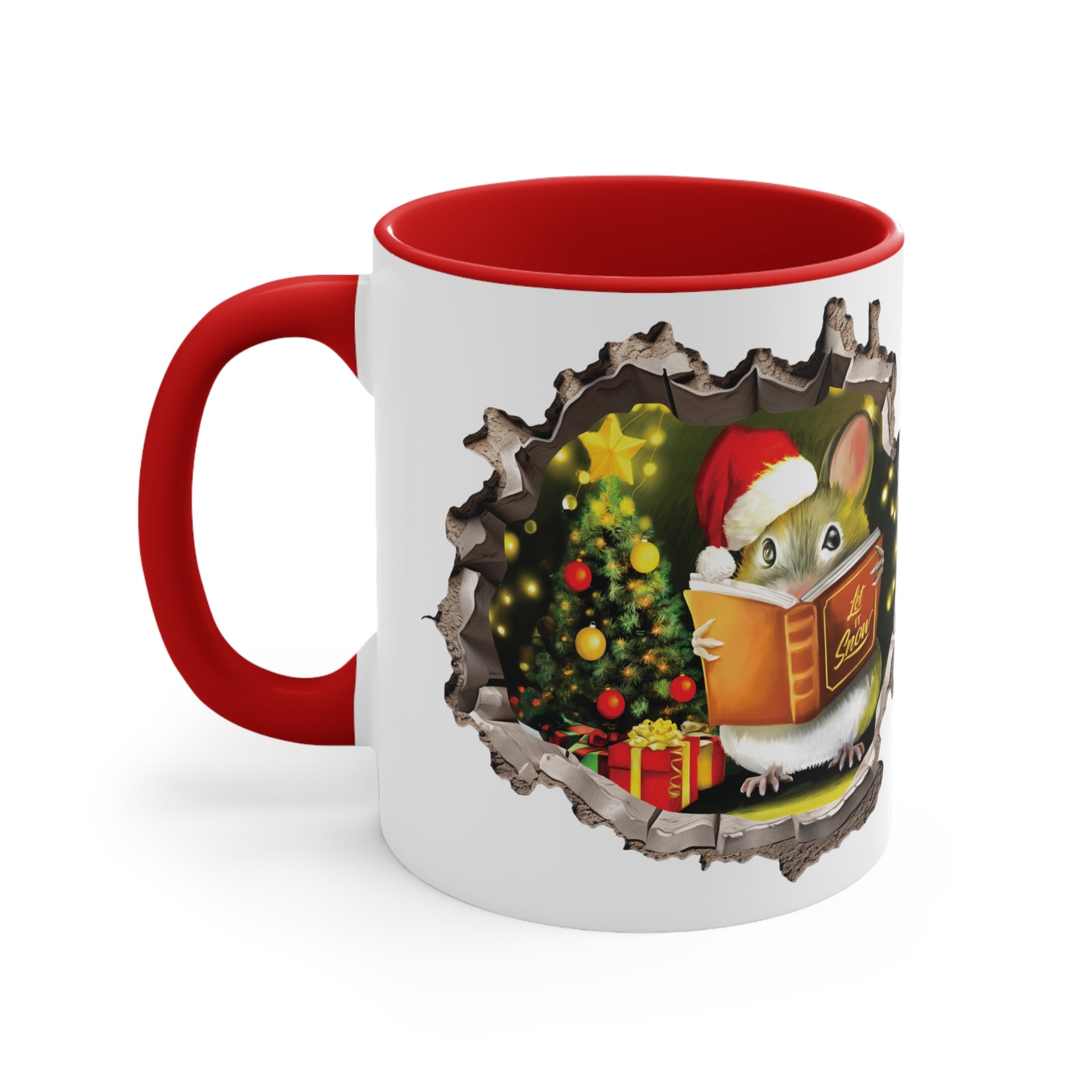 3D Christmas Mouse Coffee Mug - Micesterpiece