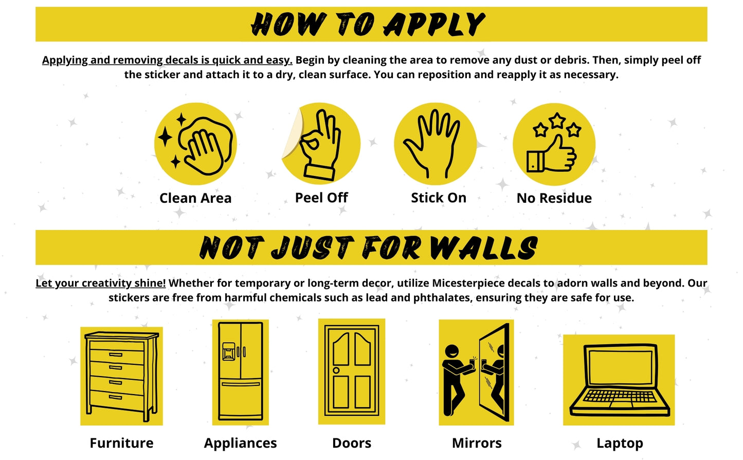 Christmas mouse wall sticker in kids room