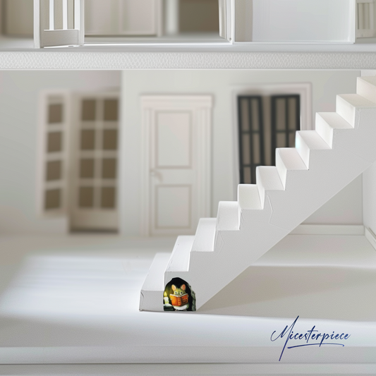 Miniature mouse wall stickers dollhouse 1:12 scale vinyl decals