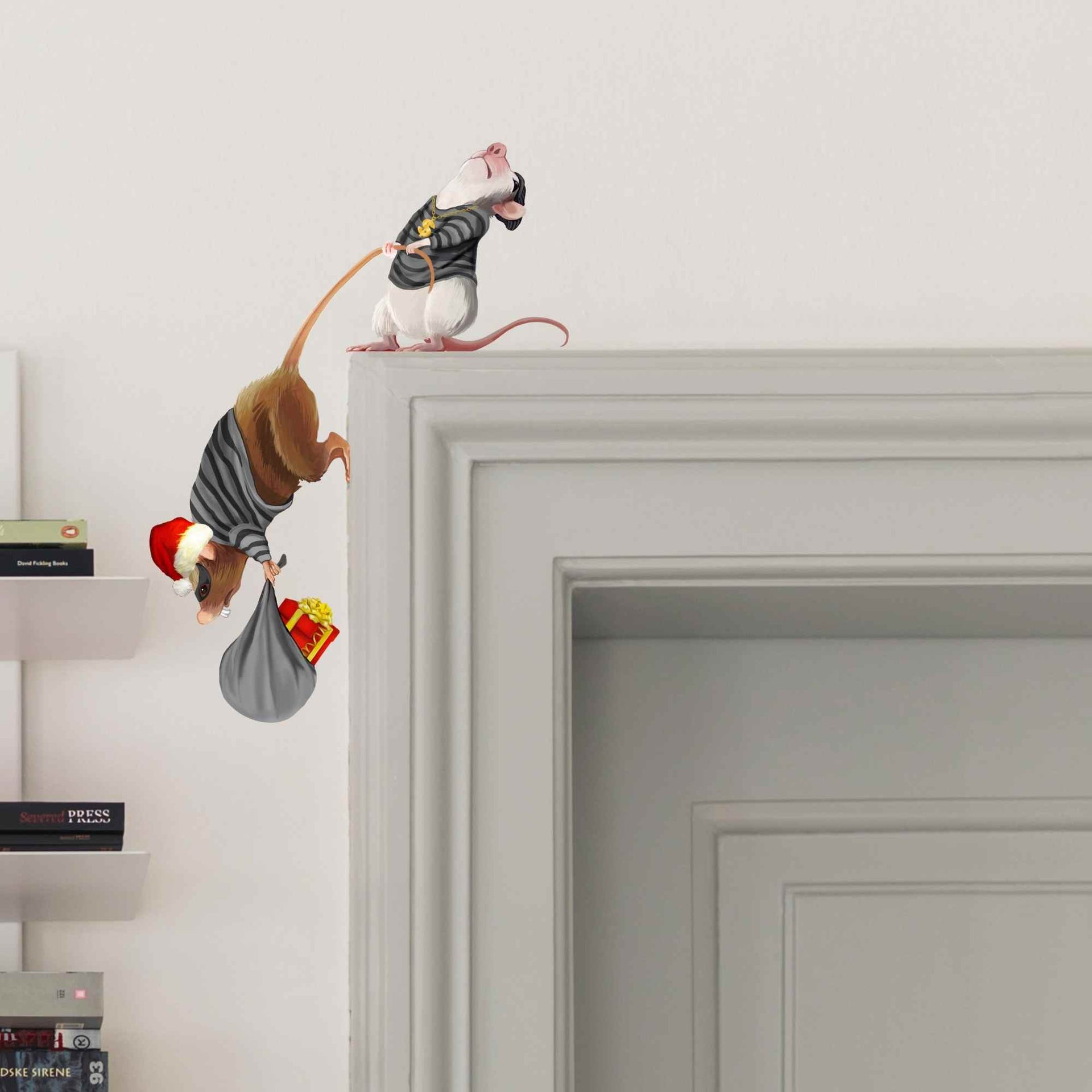 Mice Mischief Holiday Wall Sticker - Micesterpiece