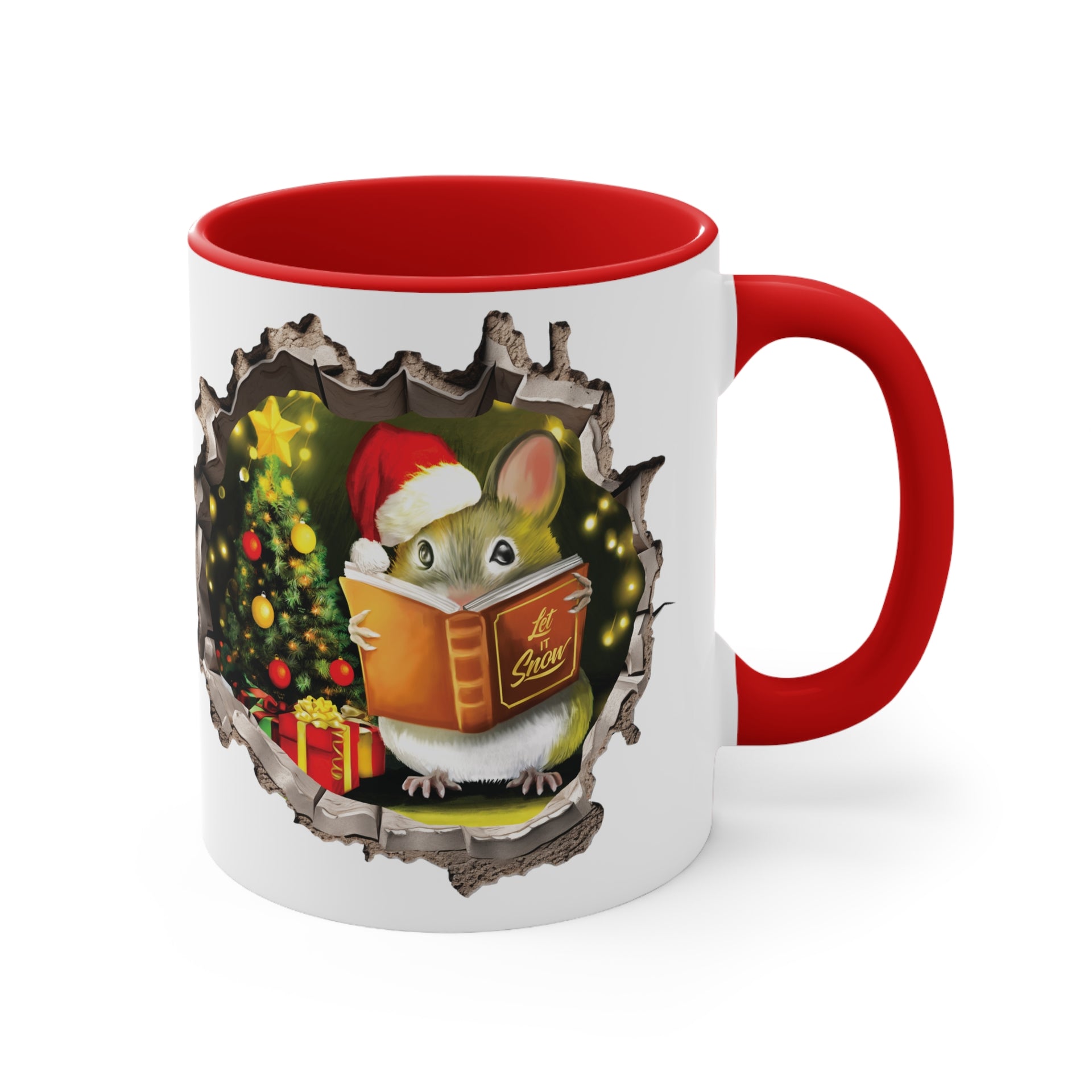 3D Christmas Mouse Coffee Mug - Micesterpiece