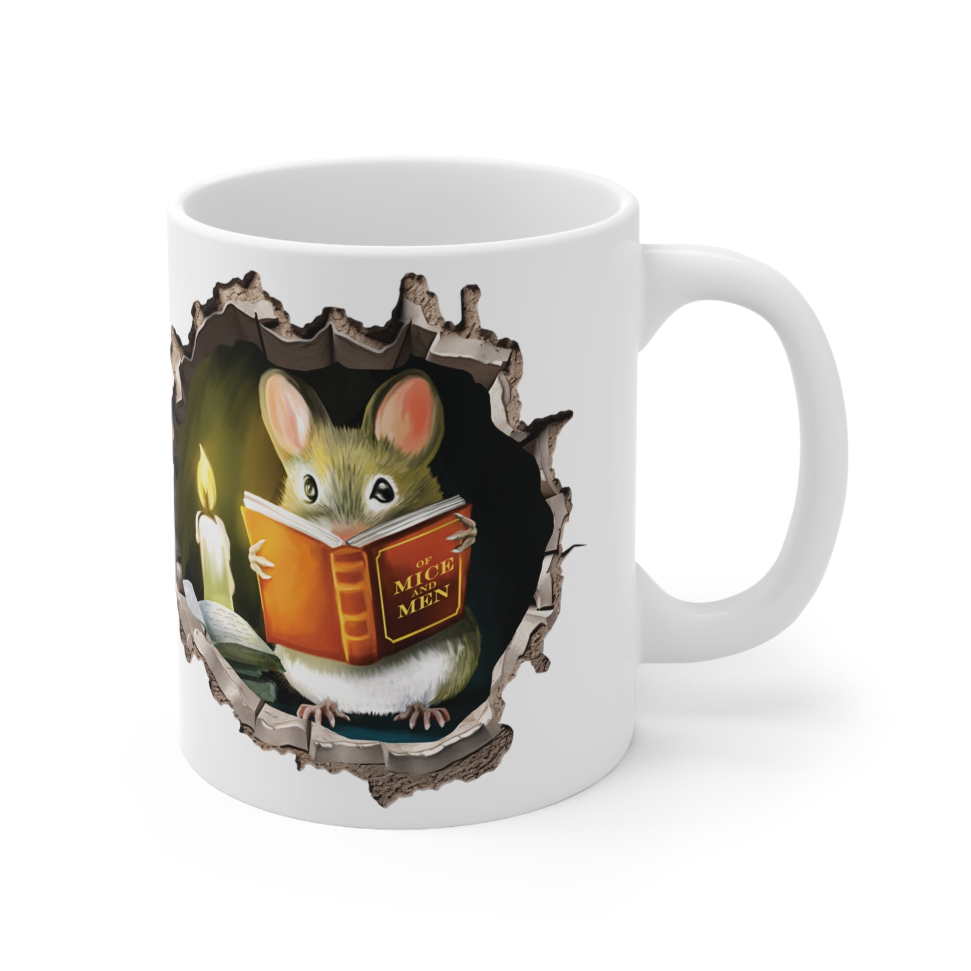 Enchanting 3D Mousehole Coffee Mug - Micesterpiece