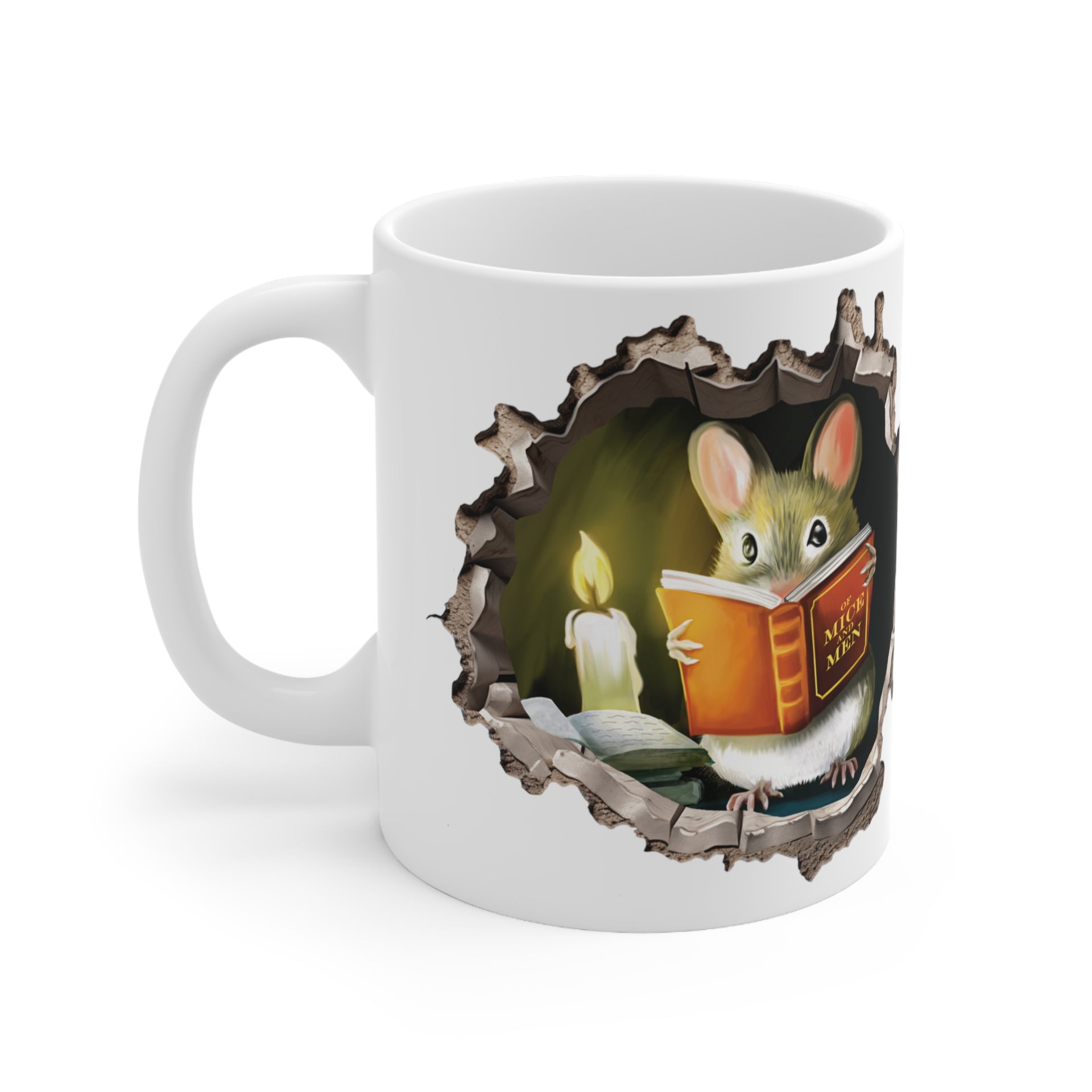 Enchanting 3D Mousehole Coffee Mug - Micesterpiece