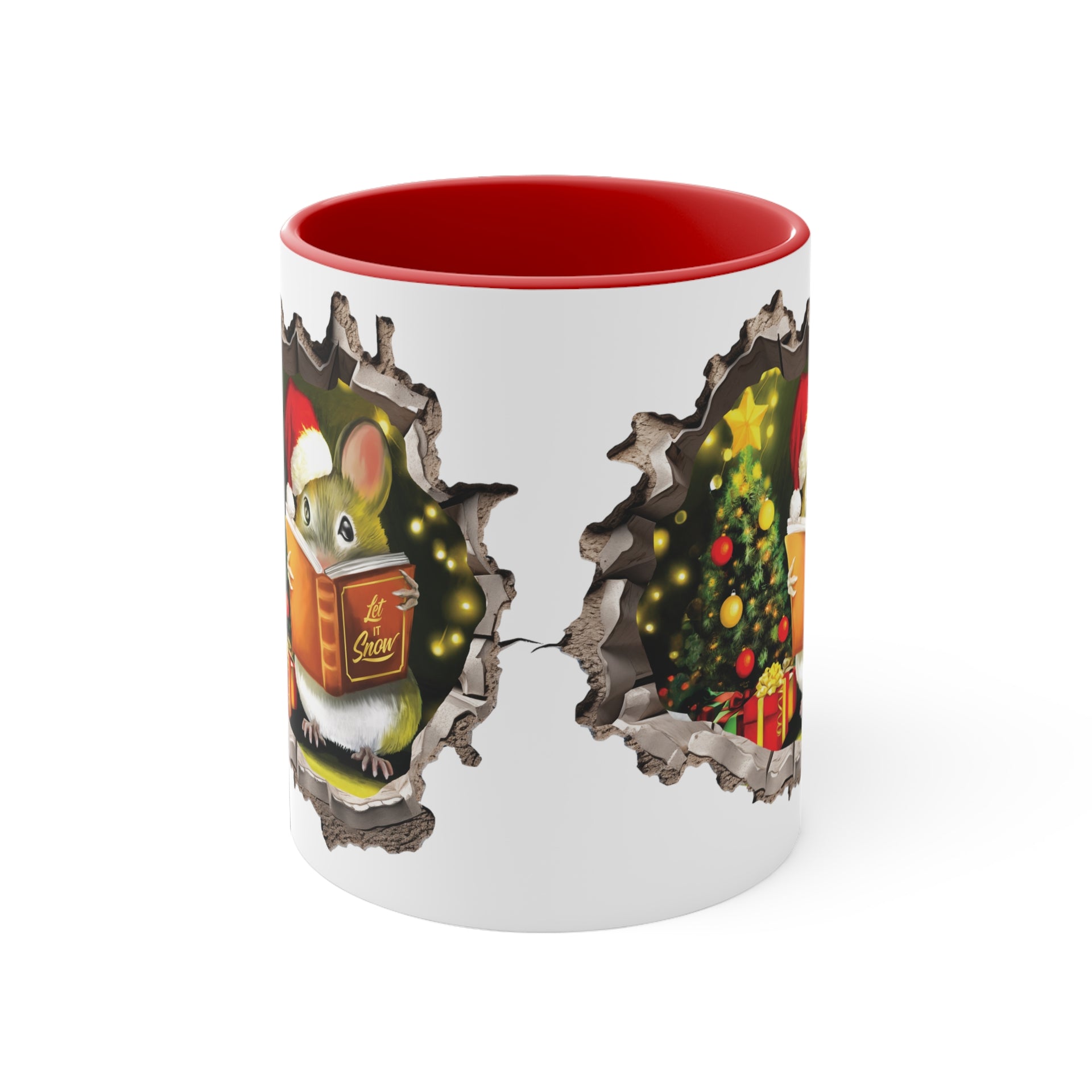 3D Christmas Mouse Coffee Mug - Micesterpiece