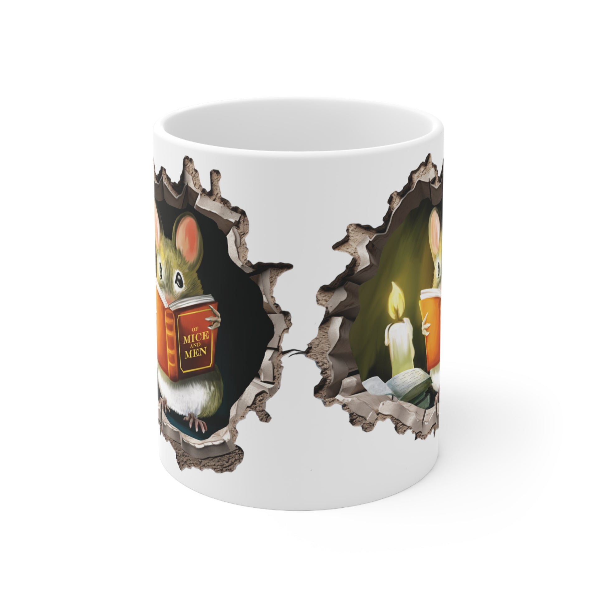 Enchanting 3D Mousehole Coffee Mug - Micesterpiece