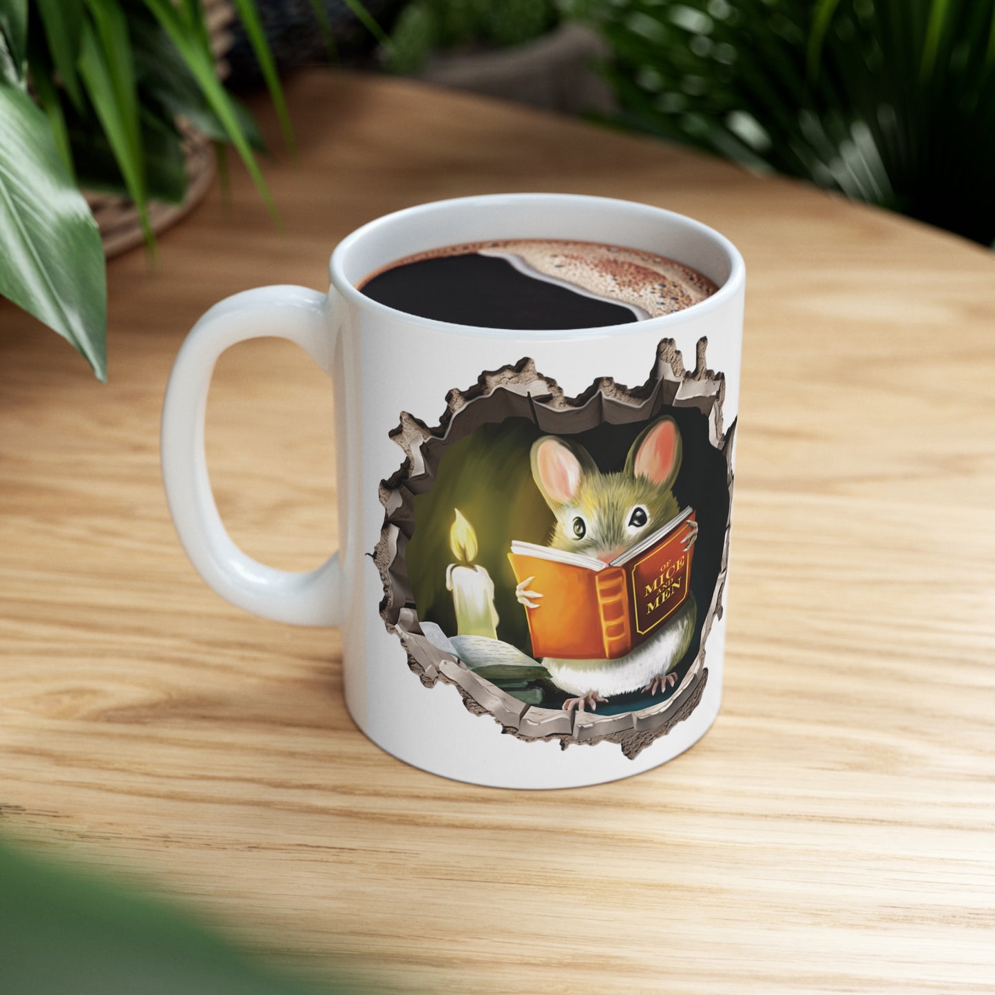 Enchanting 3D Mousehole Coffee Mug - Micesterpiece