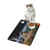 Non-Slip Pet Food Mat for Cats & Dogs - Luxurious 12