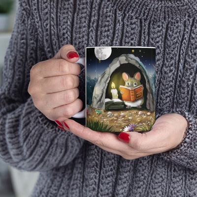 Mousehole Cave Coffee Mug - Book Lover's Delight - Micesterpiece