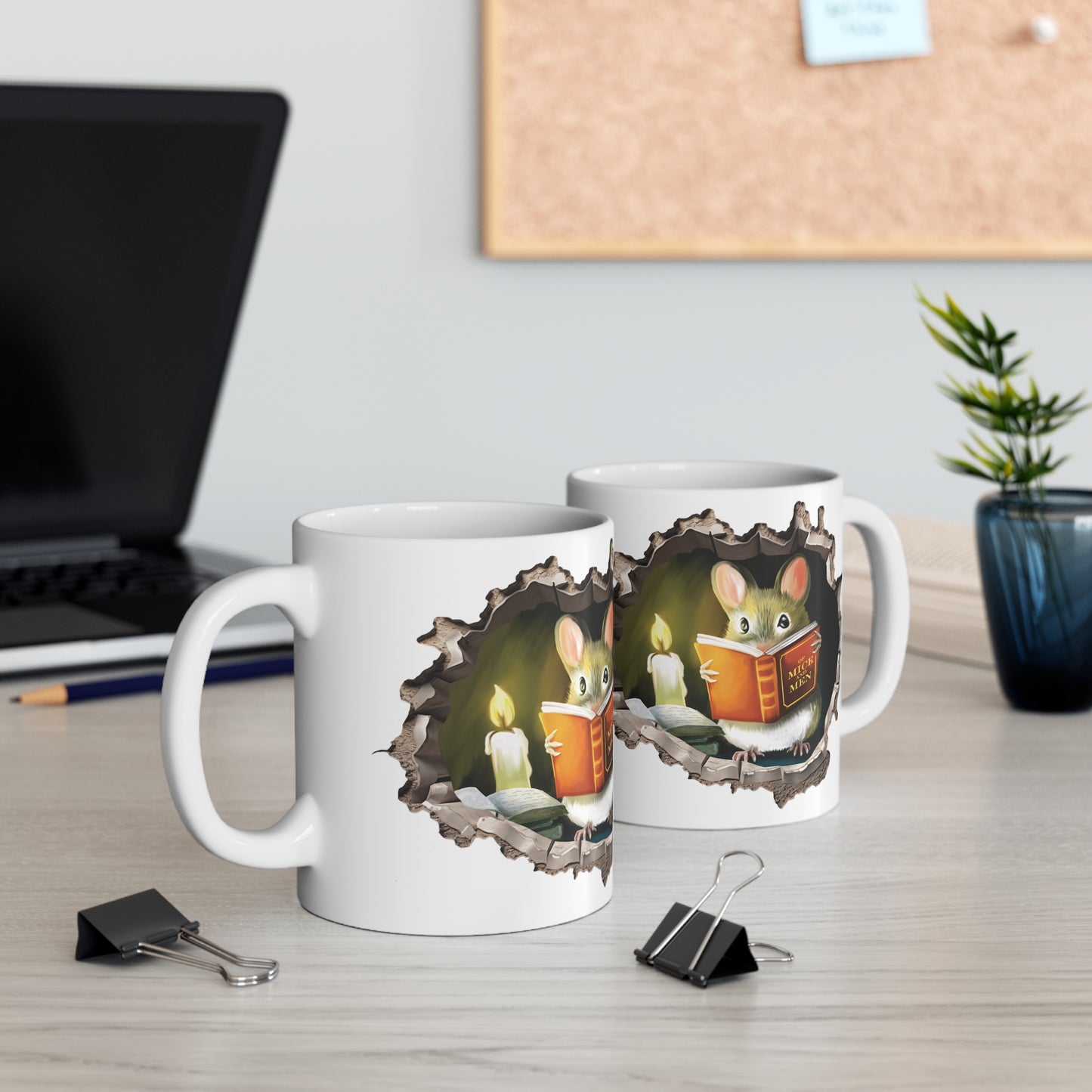 Enchanting 3D Mousehole Coffee Mug - Micesterpiece