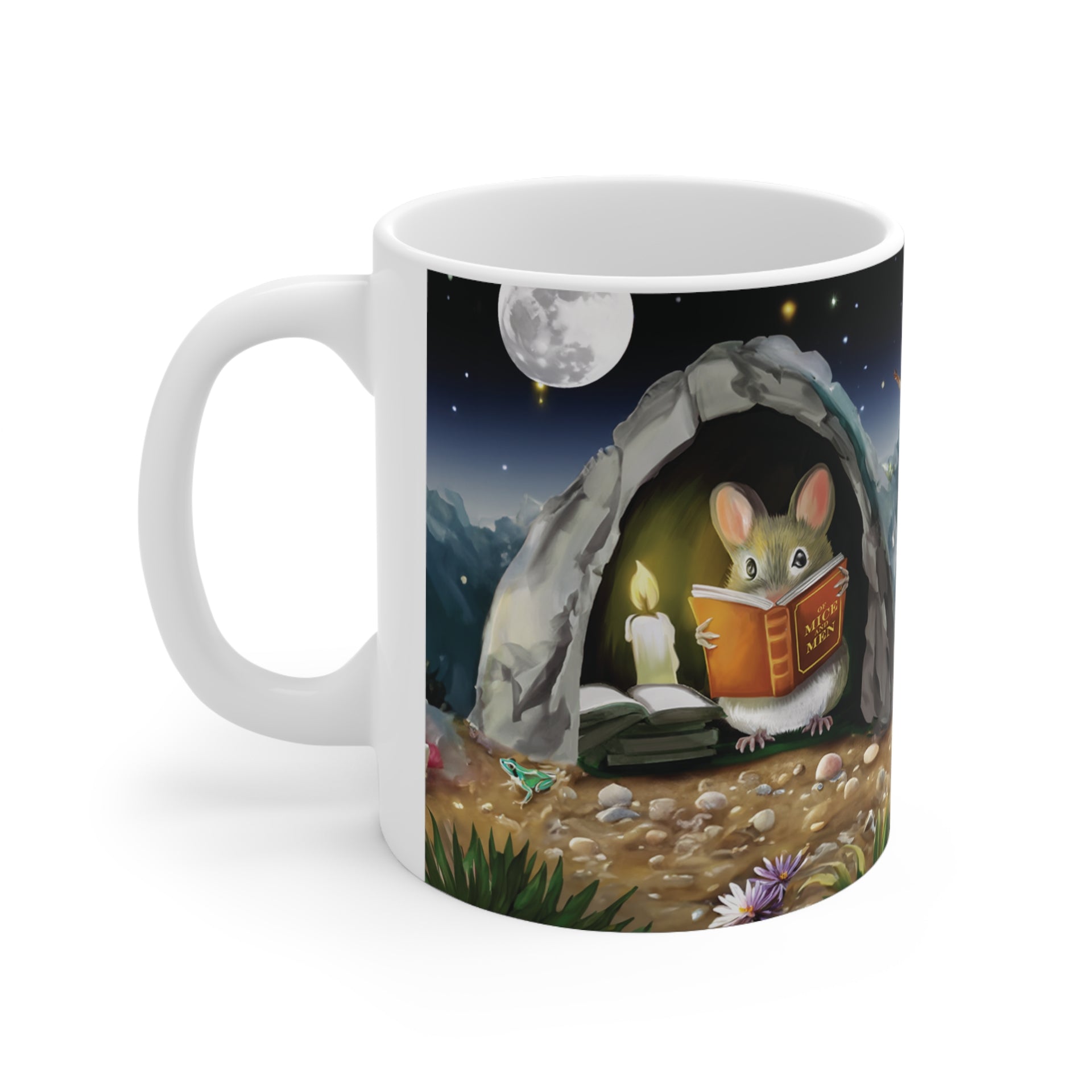 Mousehole Cave Coffee Mug - Book Lover's Delight - Micesterpiece