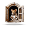 3D Mocha Mouse Wall Decal Sticker - Micesterpiece