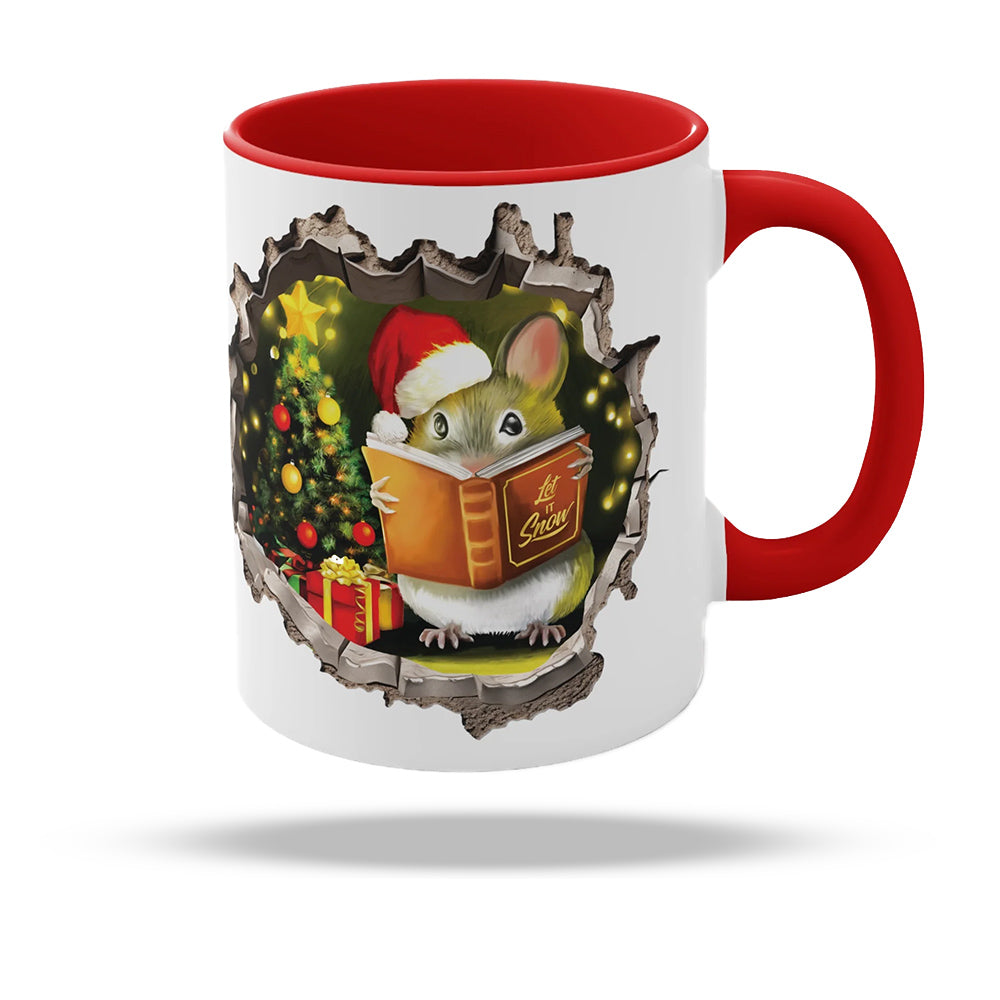 3D Christmas Mouse Coffee Mug - Micesterpiece