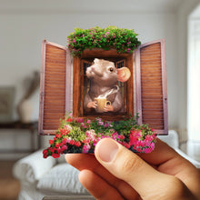 3D Mouse Wall Sticker – Coffee