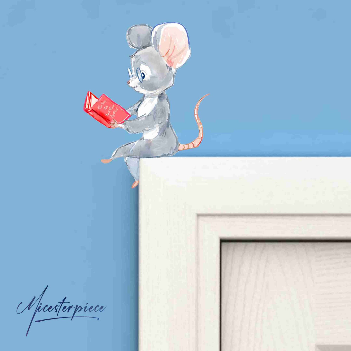 Muse mouse 3D wall sticker vinyl decal on wall
