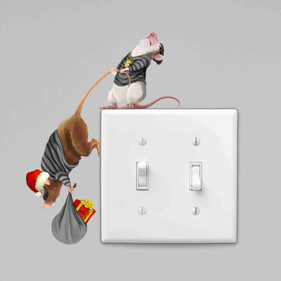 Mice Mischief Holiday Wall Sticker - Micesterpiece