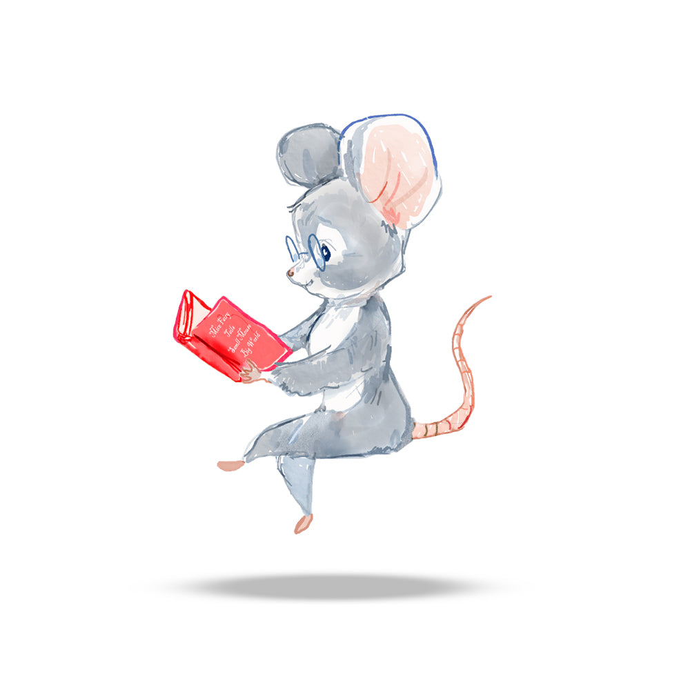 Muse mouse 3D wall sticker vinyl decal on wall
