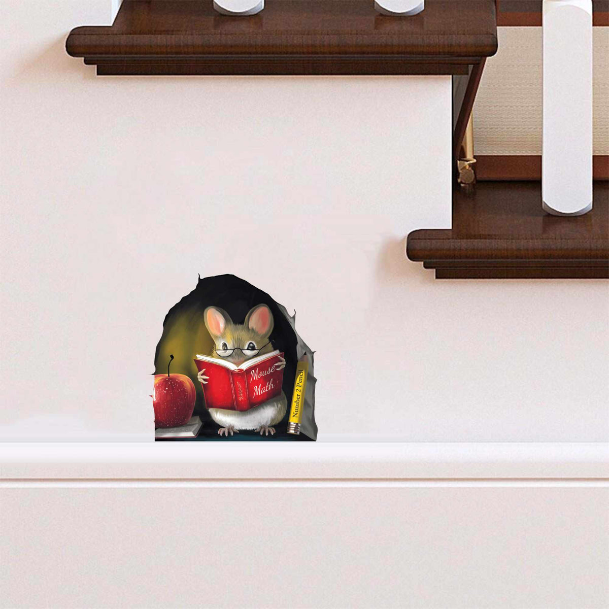 Teacher mouse wall sticker in classroom
