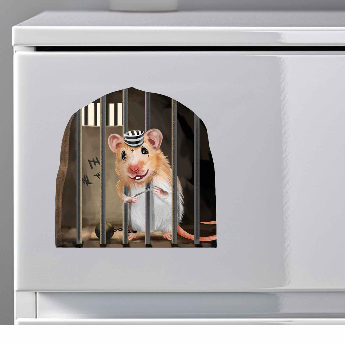 3D Mouse Wall Sticker – Trap