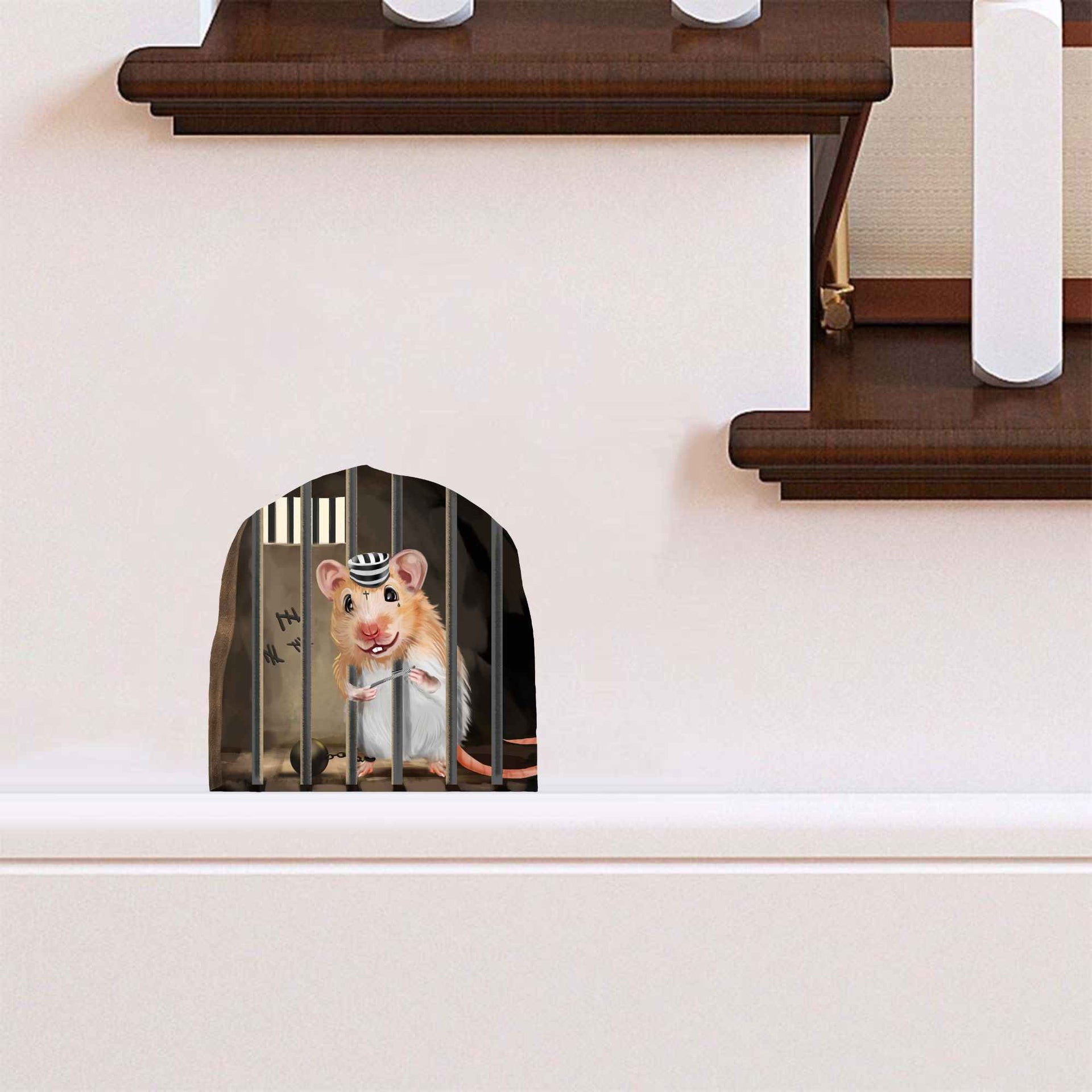 3D Mouse Trap Wall Decal - Micesterpiece