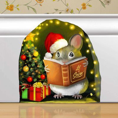 Christmas Mouse Reading Book 3D Sticker - Micesterpiece