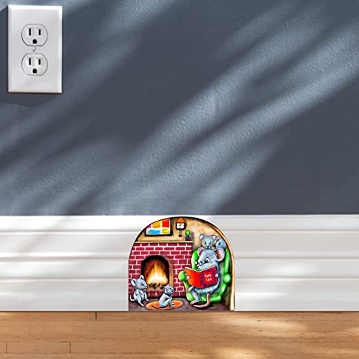 Grandpa mouse wall sticker in kids room
