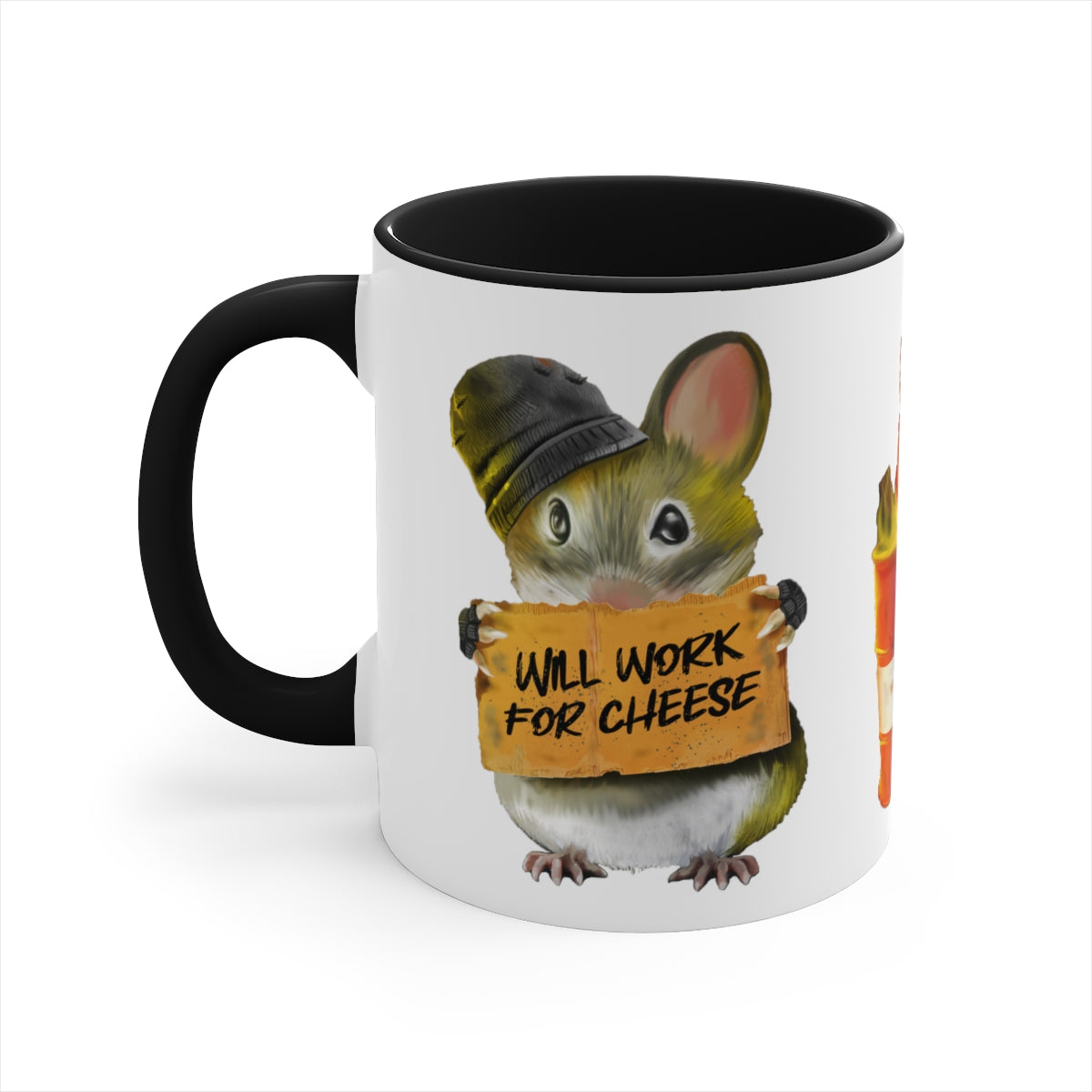 Funny Hungry Mouse Mug - Unique Secret Santa Gift - Micesterpiece