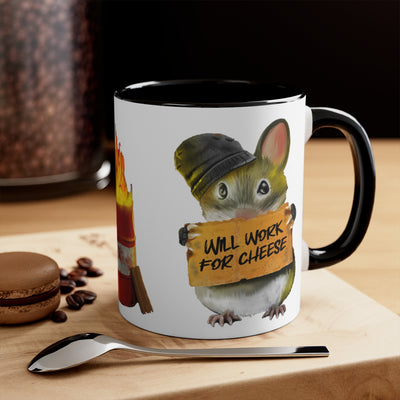 Funny Hungry Mouse Mug - Unique Secret Santa Gift - Micesterpiece